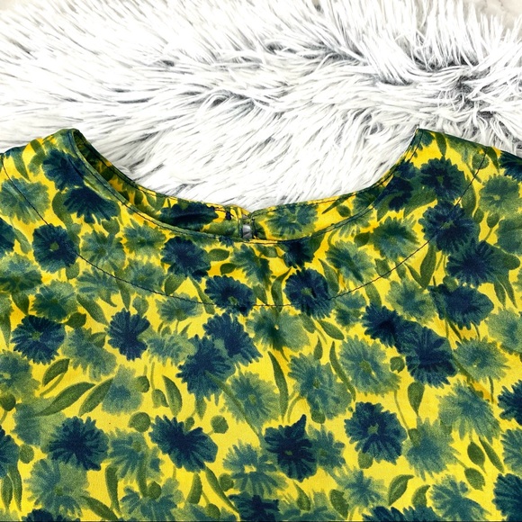 Vintage Kate Howard Floral Crepe Blouse EUC - Picture 4 of 10